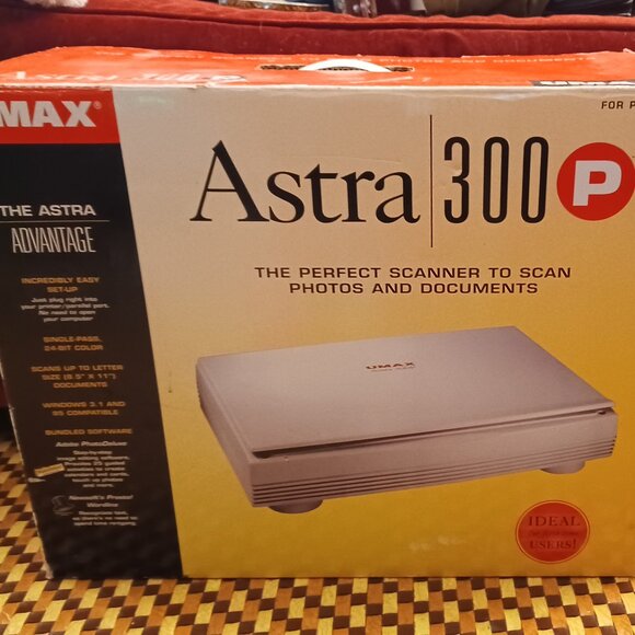 UMAX Astra 300p Flatbed Scanner NEW IN BOX - Picture 5 of 5